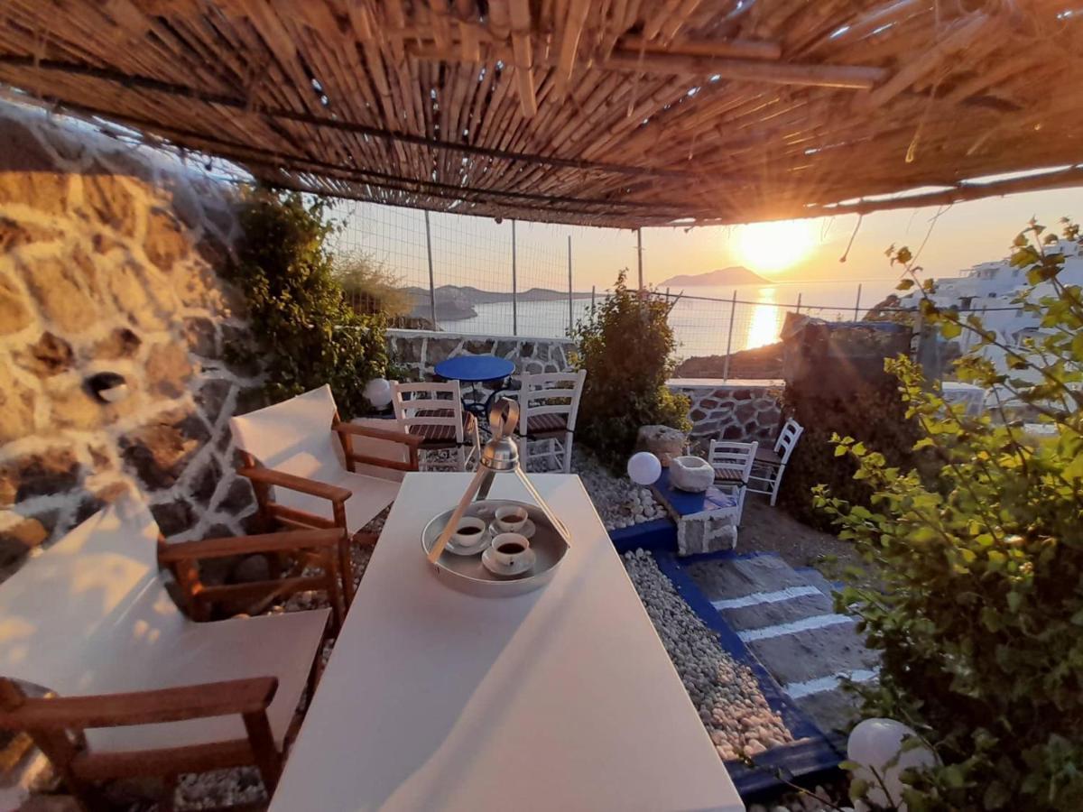 Mamos Sunset House Plaka Villa Pláka Mílu Kültér fotó