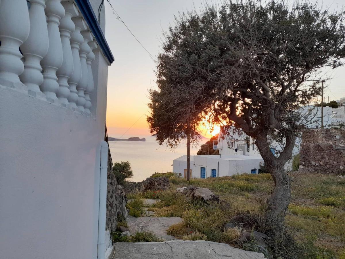 Mamos Sunset House Plaka Villa Pláka Mílu Kültér fotó