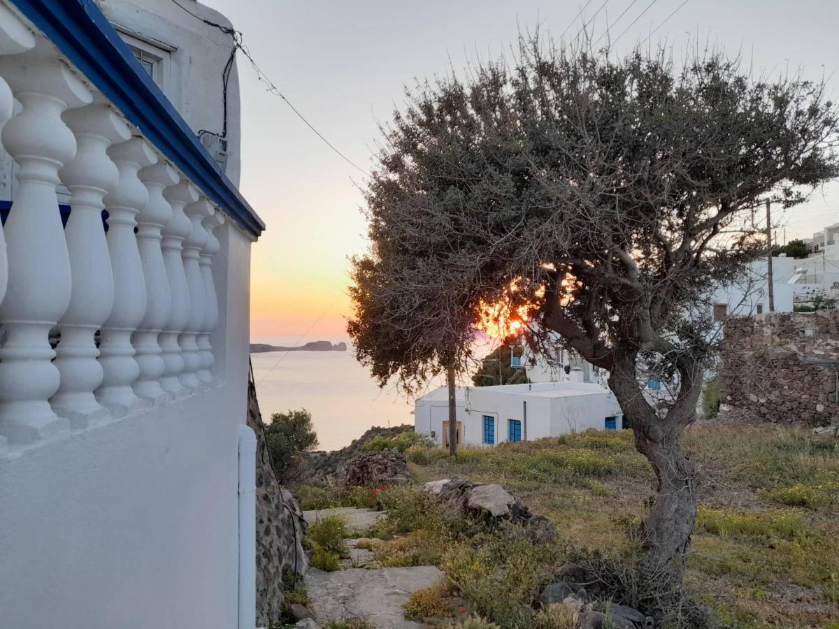 Mamos Sunset House Plaka Villa Pláka Mílu Kültér fotó