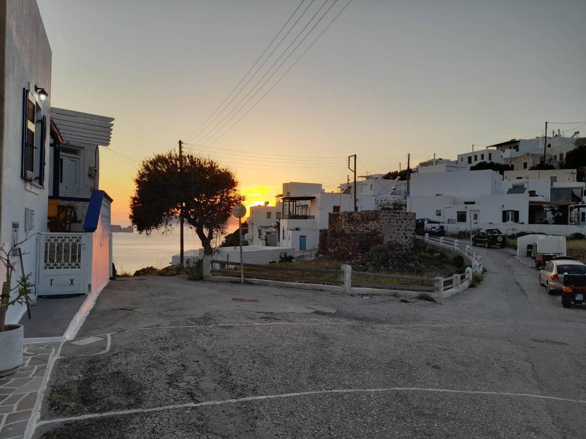 Mamos Sunset House Plaka Villa Pláka Mílu Kültér fotó